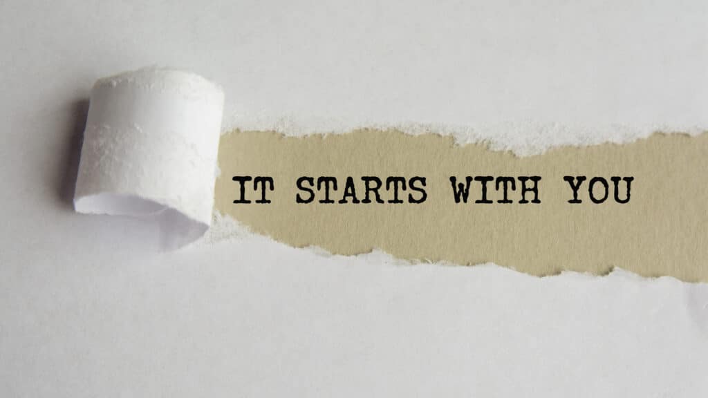 words on torn paper defining accountability