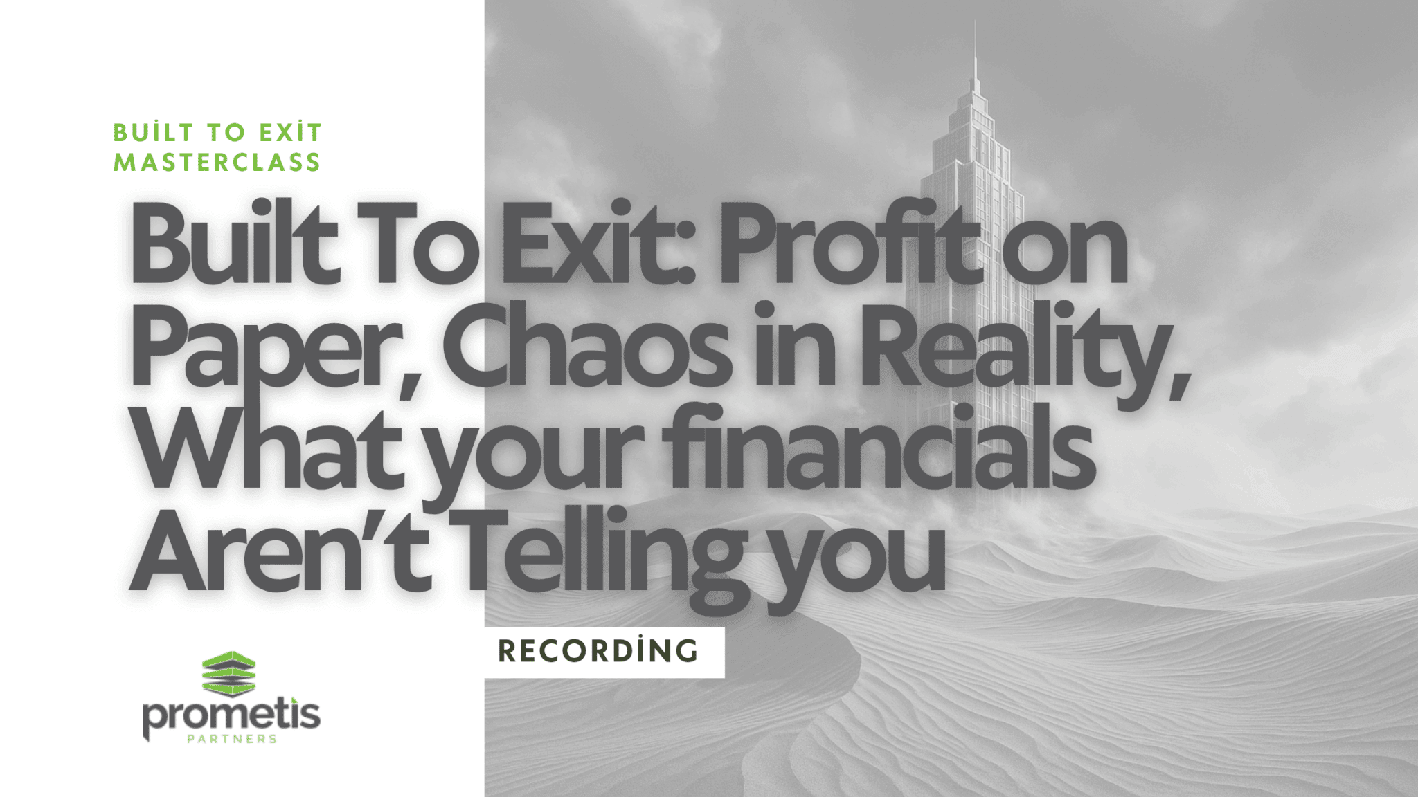 Recording Profit on Paper, Chaos in Reality What Your Financials Aren